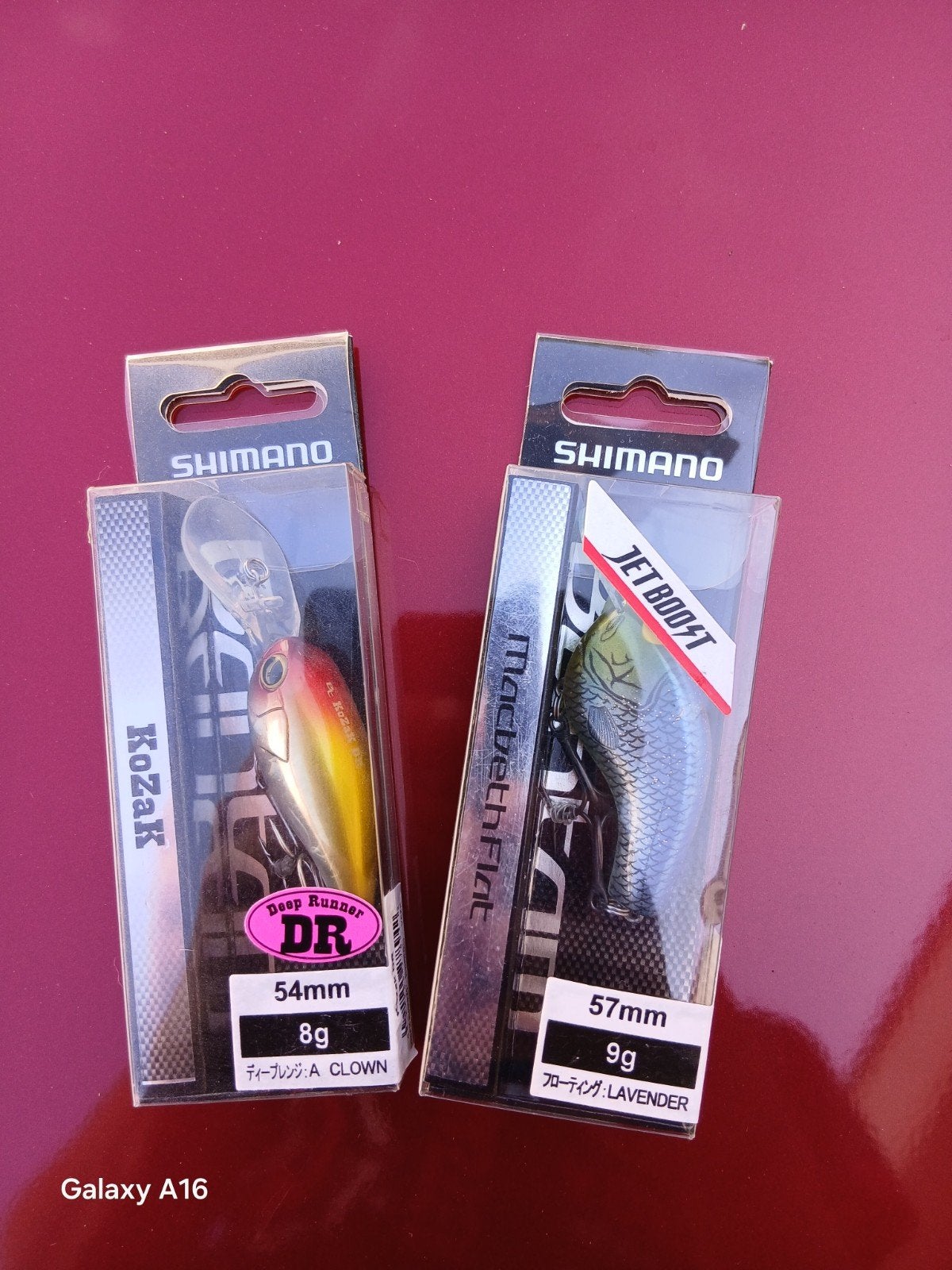Setje Shimano hardbaits Macbeth Flat Jet Boost&Kozak, Ophalen of Verzenden, Nieuw, Overige typen
