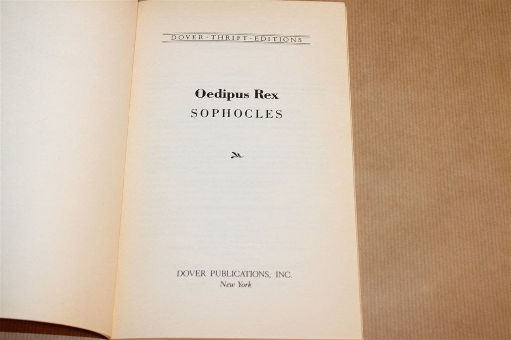 Oedipus Rex — Klassieke Griekse Tragedie [EN], Ophalen of Verzenden, Gelezen, Toneel