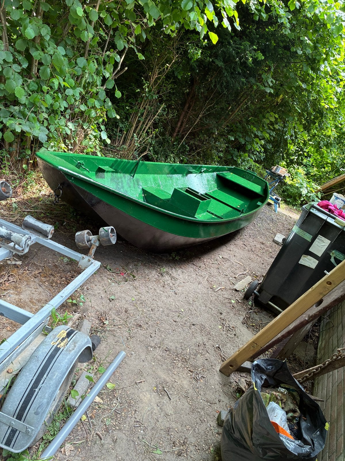 6.5m Stalen Visboot met 4pk Buitenboordmotor, Ophalen of Verzenden, Gebruikt