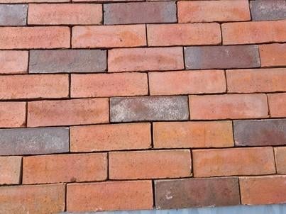gebakken dikformaat rood bruin genuanceerd, Tuin en Terras, Tegels en Klinkers, Ophalen of Verzenden, Nieuw, Overige materialen