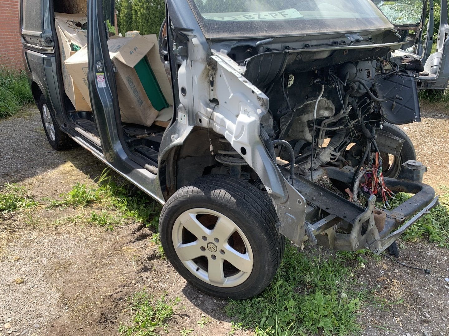 Volkswagen T5 chassis met kenteken snijdelen, Gebruikt, -, Volkswagen, -