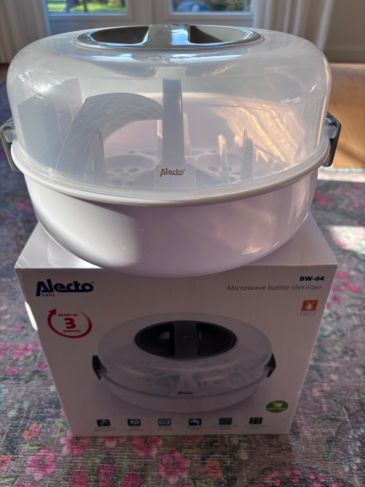 Alecto BW-04 Magnetron Flessensterilisator, Ophalen of Verzenden, Zo goed als nieuw