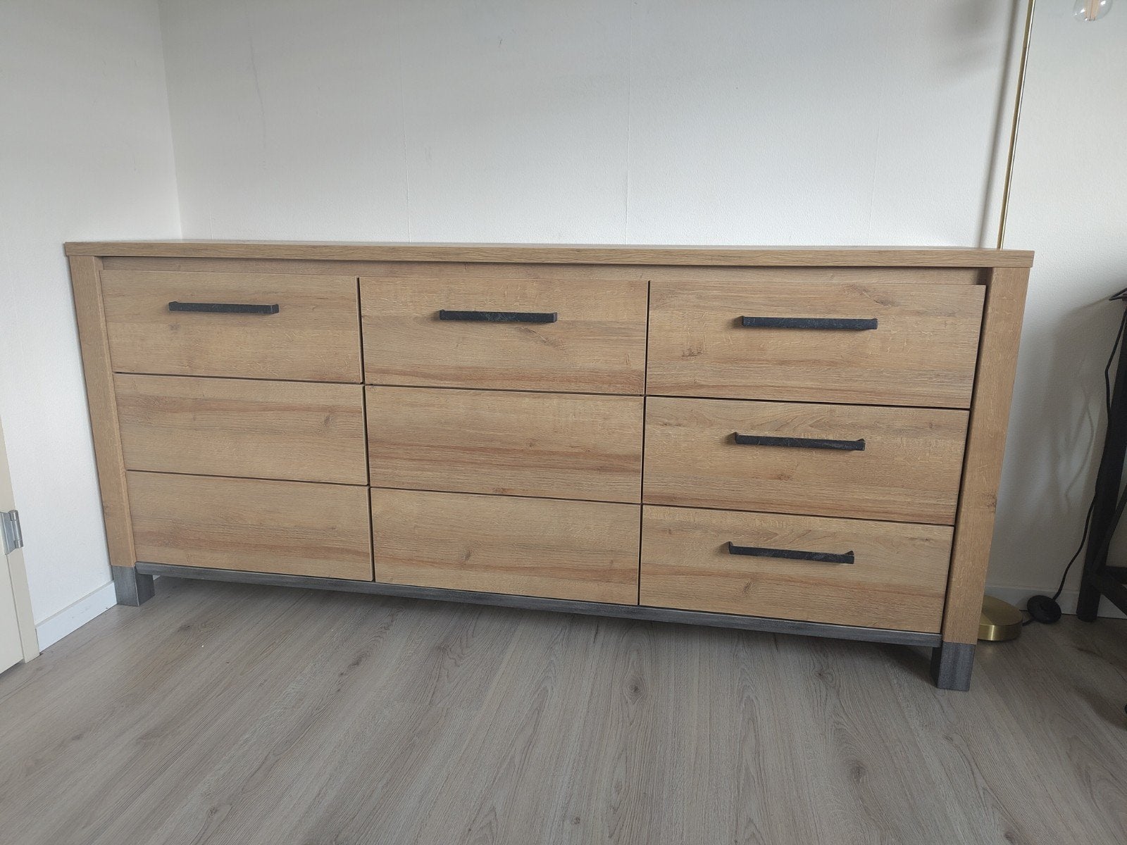 Dressoir van Leenbakker, Ophalen, 150 tot 200 cm, Met lade(s), Zo goed als nieuw