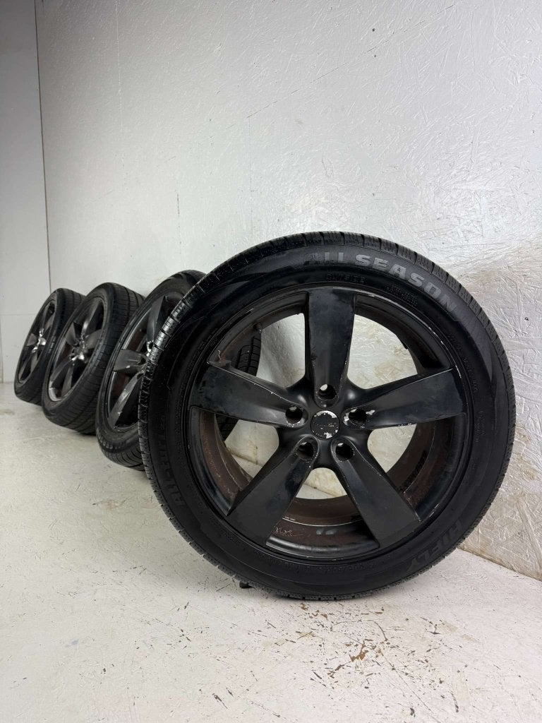 BMW 5 serie velgen 18" 5x120 all-season set e60 e90 e46, Niet ingevuld, 18 inch, Gebruikt, Banden en Velgen