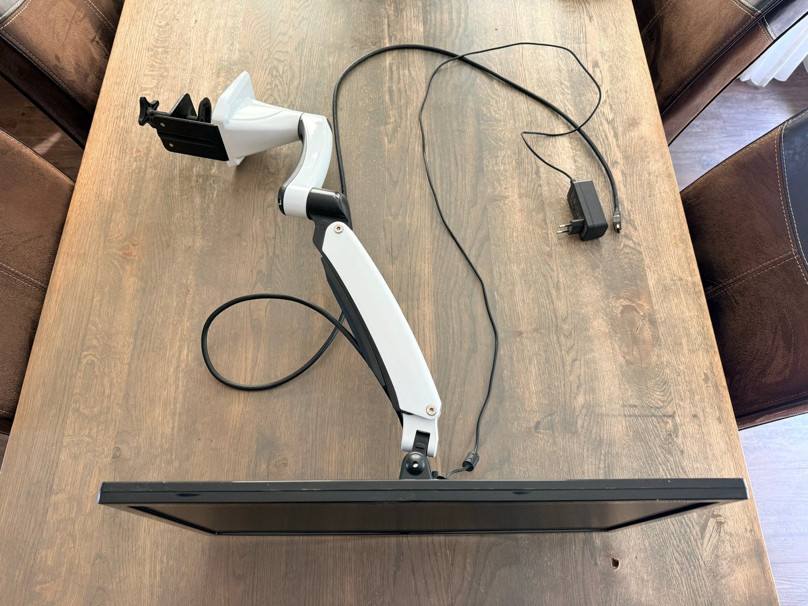MAG Monitor met monitorarm - Zwart, Computers en Software, Monitoren, In hoogte verstelbaar, Full HD, Ophalen of Verzenden, 60 Hz of minder