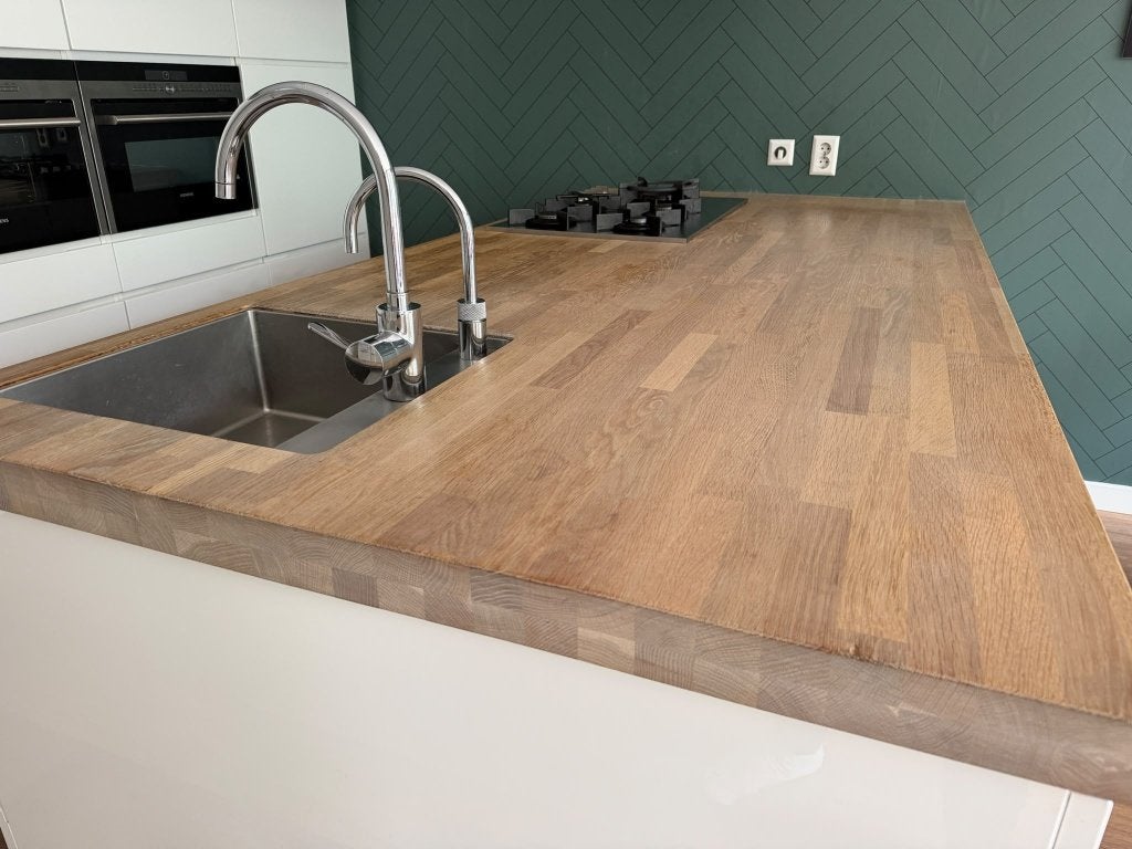 LUXE KVIK HOOGGLANS WITTE KEUKEN GEDEMONTEERD, Wit, Overige typen, Ophalen of Verzenden, Zo goed als nieuw