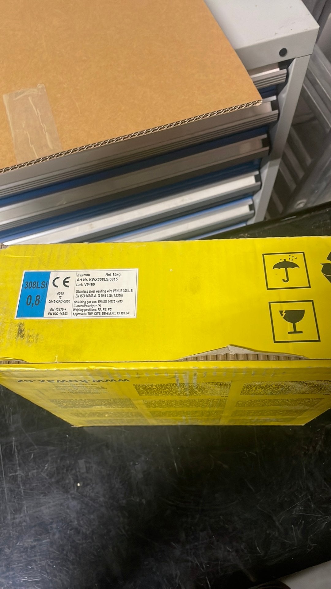 Lasdraad 15kg rvs 0.8, Ophalen, Zo goed als nieuw, Minder dan 150 ampère, Overige typen