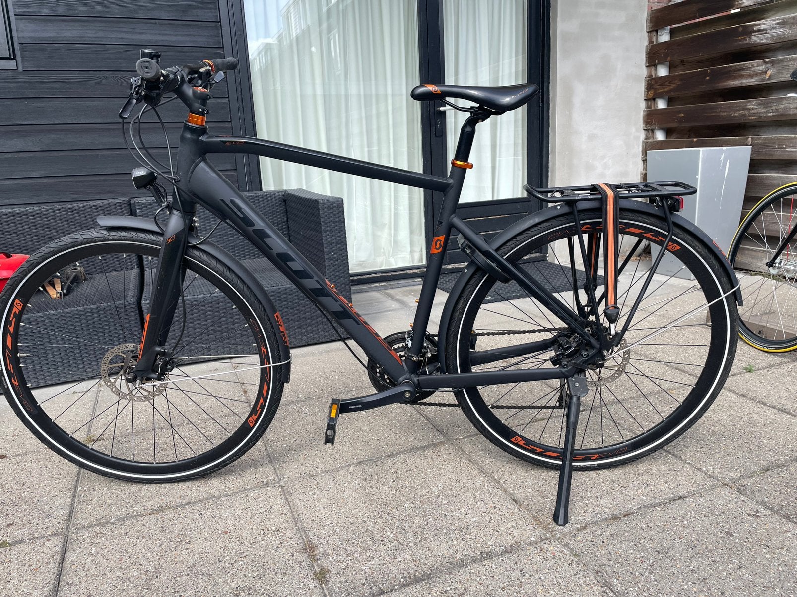 TK: Matzwarte SCOTT  EVO SUB 30, Fietsen en Brommers, 28 inch, Zo goed als nieuw, Meer dan 20 versnellingen, Schijfrem