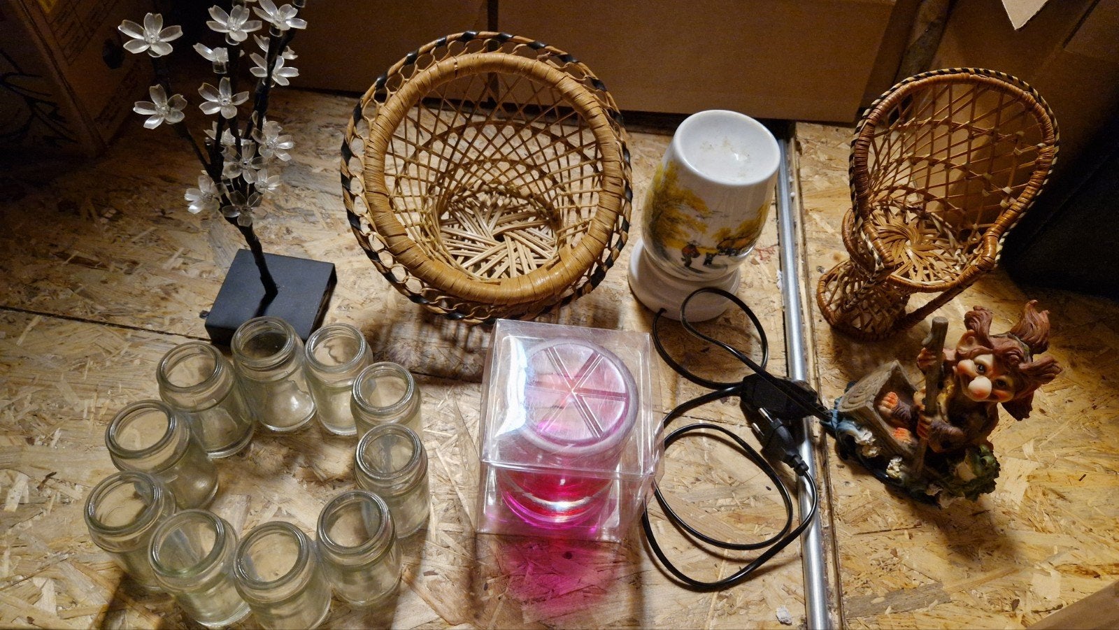 Diverse decoratie en huishoudelijke artikelen, Vintage, Gebruikt, Meerkleurig, Ophalen of Verzenden