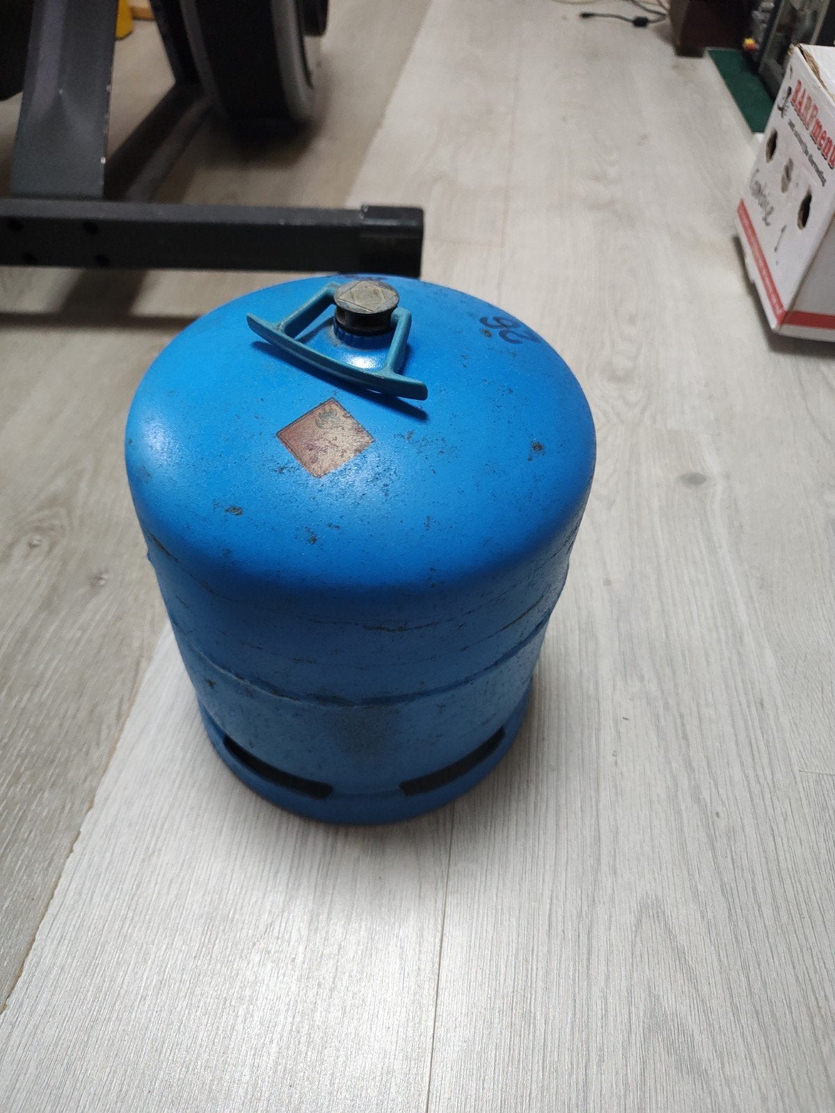Campingaz R907 gasfles (leeg), Ophalen, Gebruikt