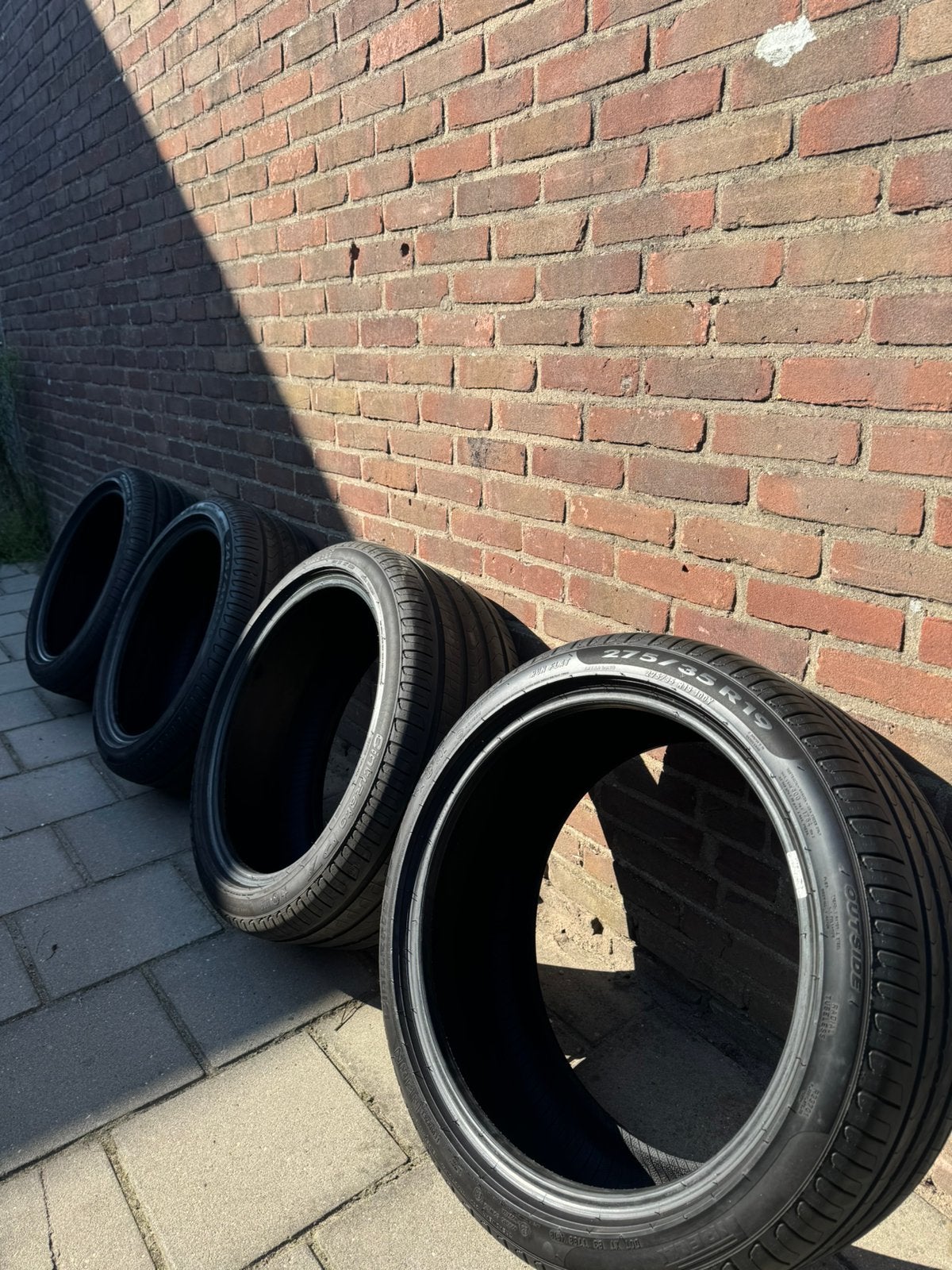 Pirelli 245/40r19 275/35r19 breedset banden zomerbanden, Auto-onderdelen, Banden en Velgen, Gebruikt, 275 mm, Band(en), Personenwagen