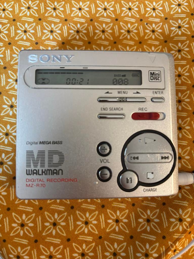 Sony MZ-R70 MD Walkman Digitale Recorder, Audio, Tv en Foto, Walkmans, Discmans en Minidiscspelers, Ophalen, Minidisc-recorder