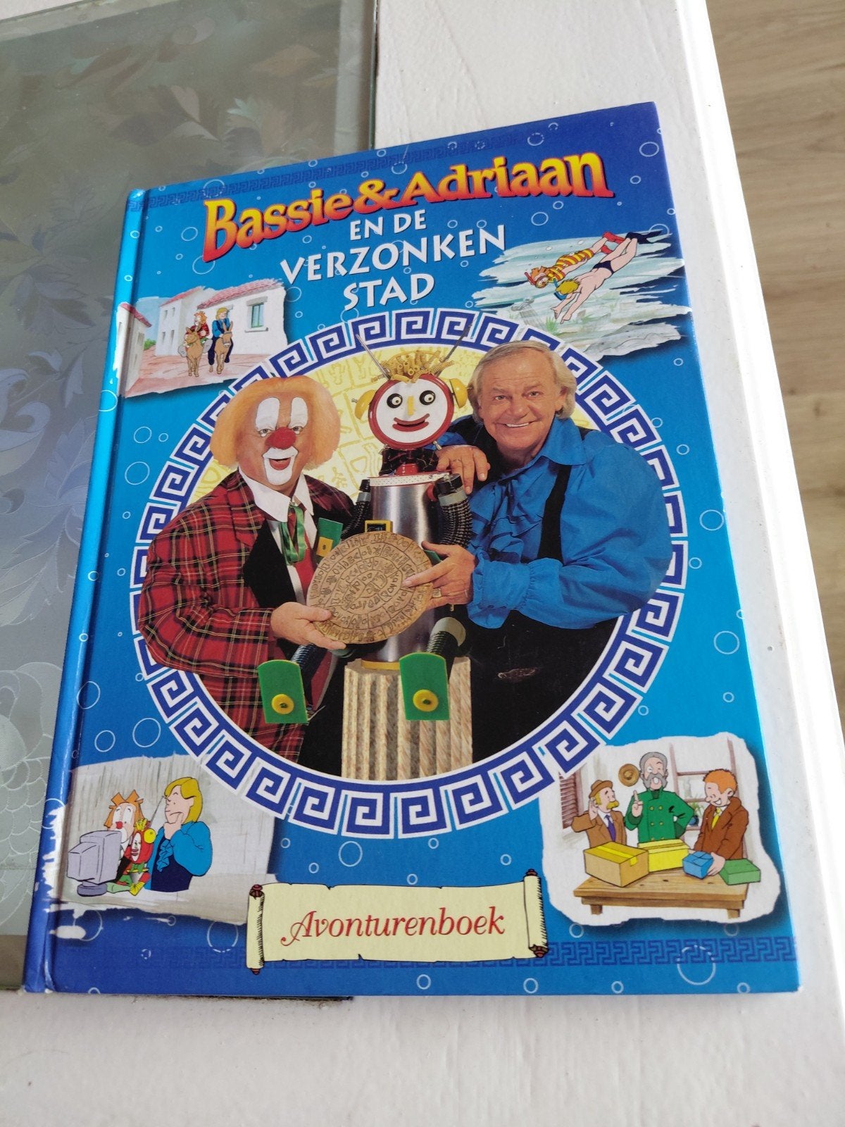 Bassie en Adriaan & de verzonken stad hoorspel boek., Ophalen of Verzenden, Zo goed als nieuw, Fictie algemeen