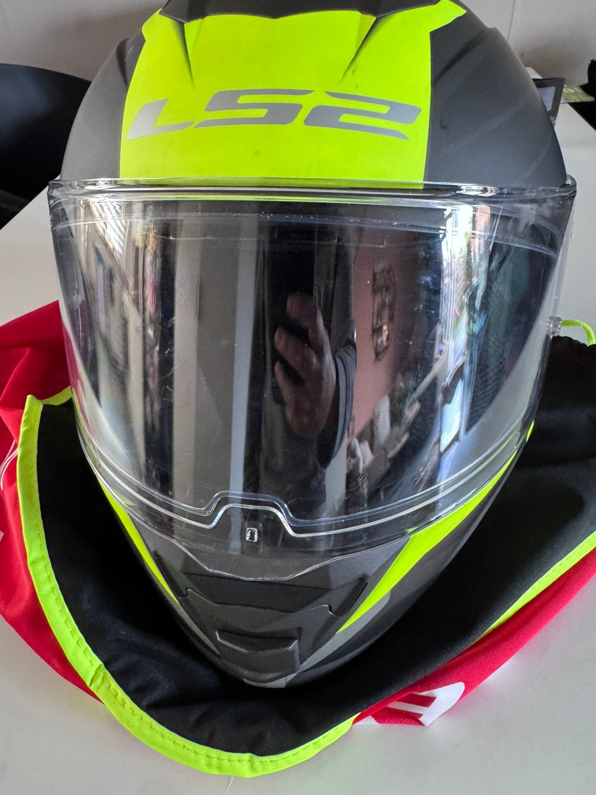 LS2 kinder helm, Motoren, Ophalen, Tweedehands, XS, Overige merken