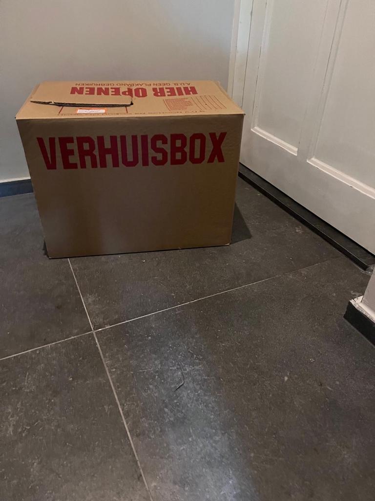 25x Verhuisdozen 48x36x34 cm - Gebruikt, Doe-het-zelf en Verbouw, Kratten en Dozen, Ophalen, Minder dan 50 cm, Minder dan 40 cm