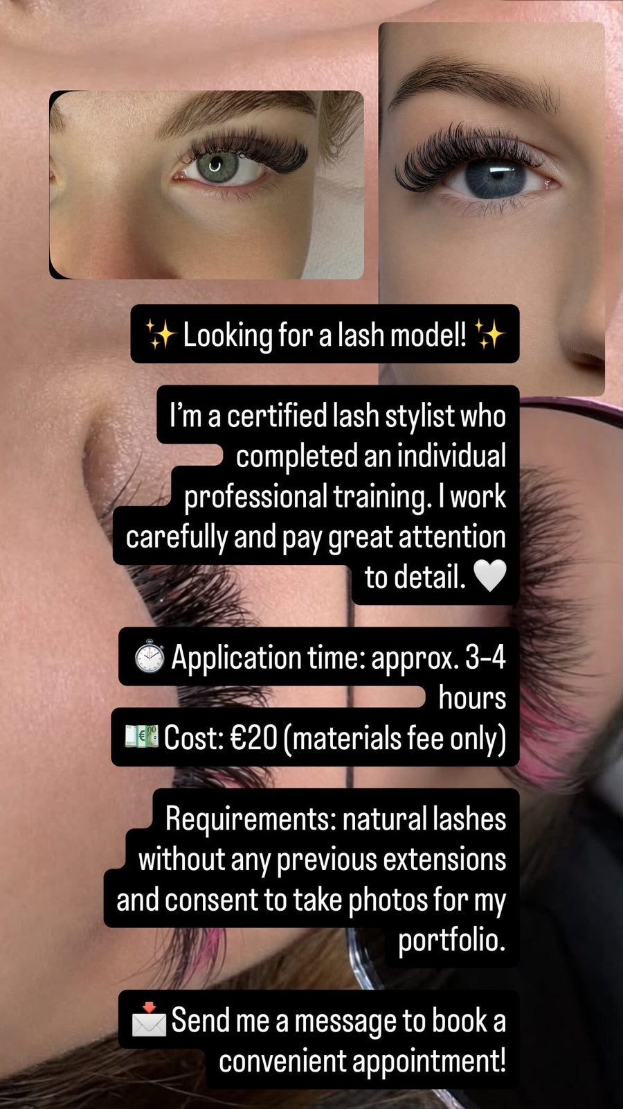 Wimperextensions, Ophalen of Verzenden, Nieuw, Ogen, Reiniging