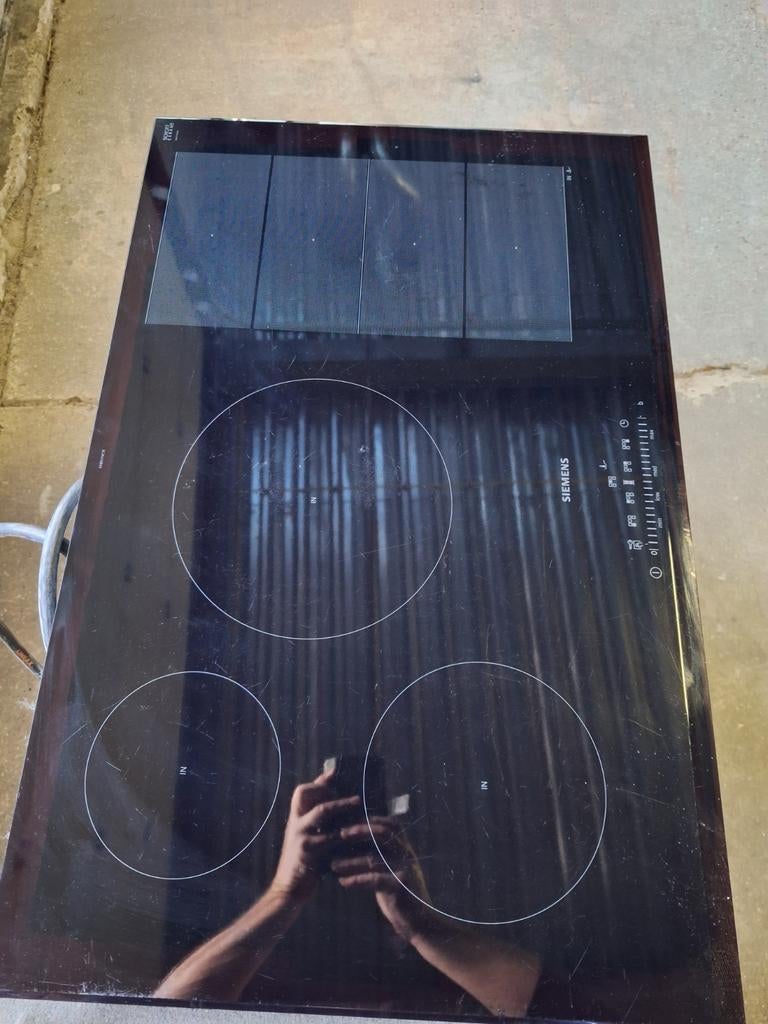Siemens Inductie Inbouw Kookplaat - 80x52 cm, Witgoed en Apparatuur, Kookplaten, Ophalen, Onbekend, Zo goed als nieuw, Inbouw