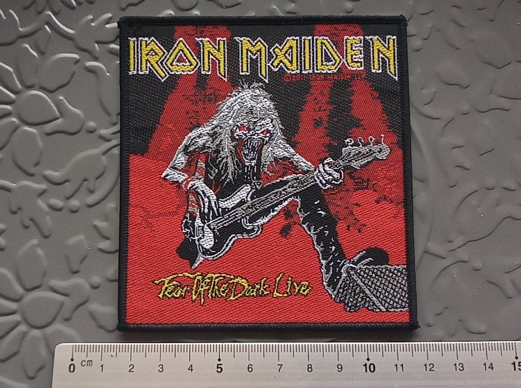 Iron Maiden 2011 zeer mooie fear of the dark live patch 199, Verzamelen, Ophalen of Verzenden, Nieuw, Kleding