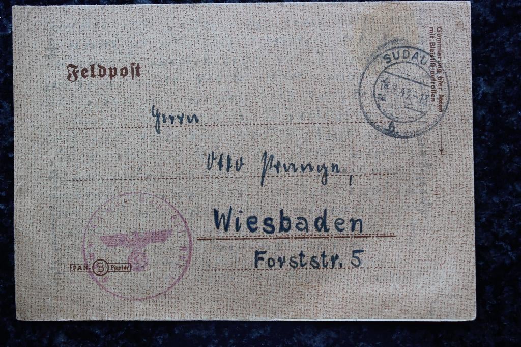 2e WERLEDOORLOG DUITSE RIJK 24 FELDPOSTBRIEVEN EN KAARTEN, Postzegels en Munten, Brieven en Enveloppen | Buitenland, Ophalen of Verzenden