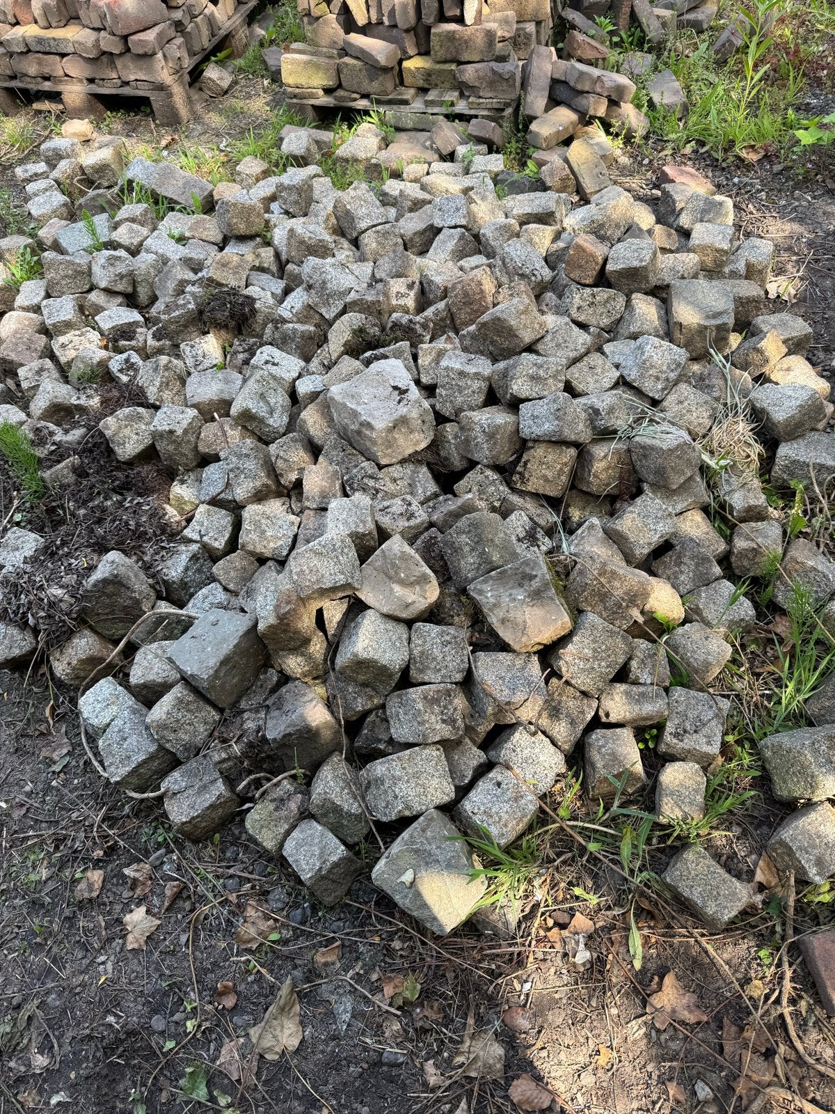 Graniet stenen - Ideaal voor tuin en bestrating, Tuin en Terras, Grind, Keien en Split, Ophalen, Gebruikt, Graniet, Kei