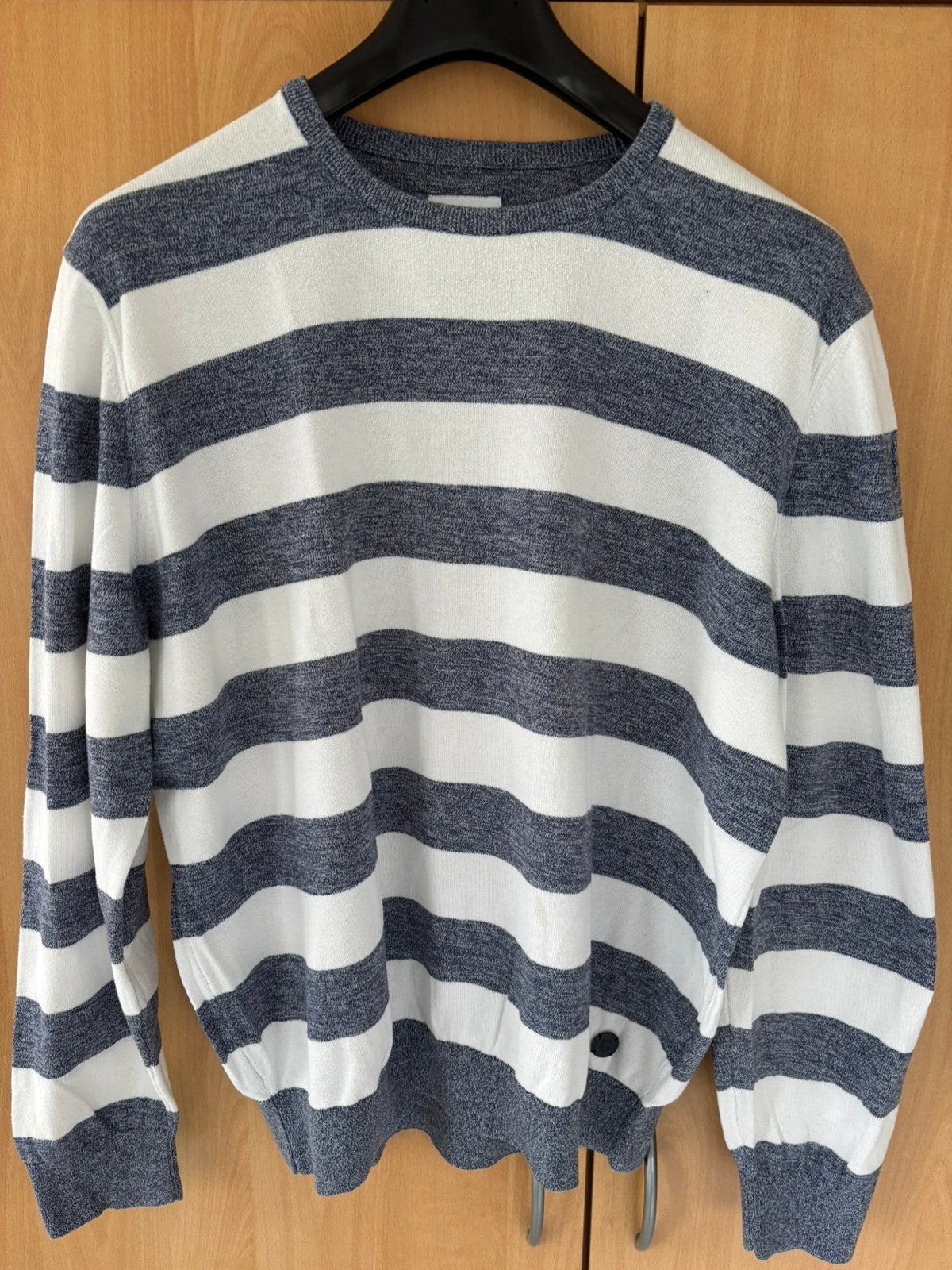 State of art blauw/witte trui, Kleding | Heren, Truien en Vesten, Verzenden, Gedragen, Maat 52/54 (L), Blauw