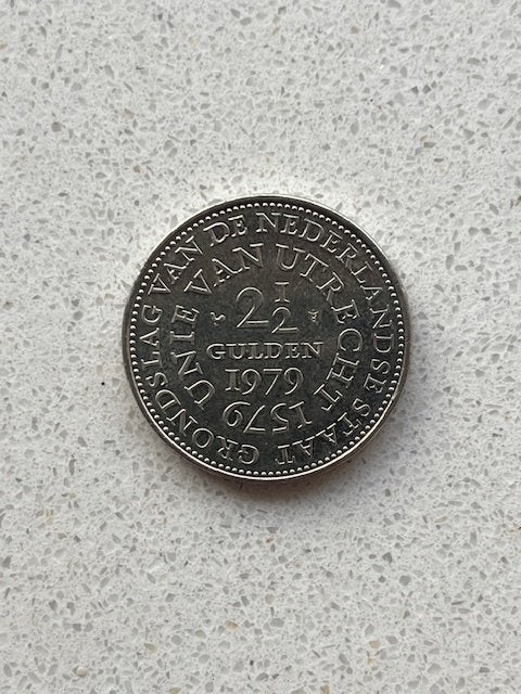 35x Rijkdaalders Unie van Utrecht 1579-1979 Juliana, Ophalen, Koningin Juliana, 2½ gulden, Losse munt