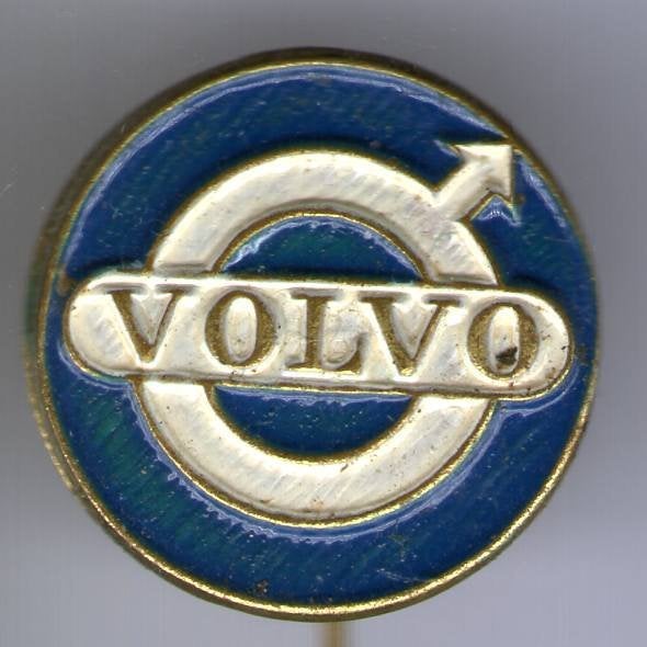 VOLVO zilverkleurig vrachtwagen speldje ( E_075), Ophalen of Verzenden, Zo goed als nieuw, Transport, Speldje of Pin
