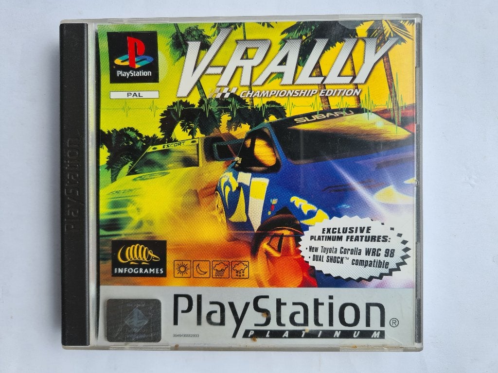 V-RALLY, Gebruikt, 1 speler, Racen en Vliegen, Ophalen of Verzenden