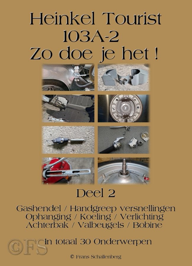 Heinkel Tourist scooter Werkplaatshandboek Deel 2, Motoren, Verzenden, Overige merken