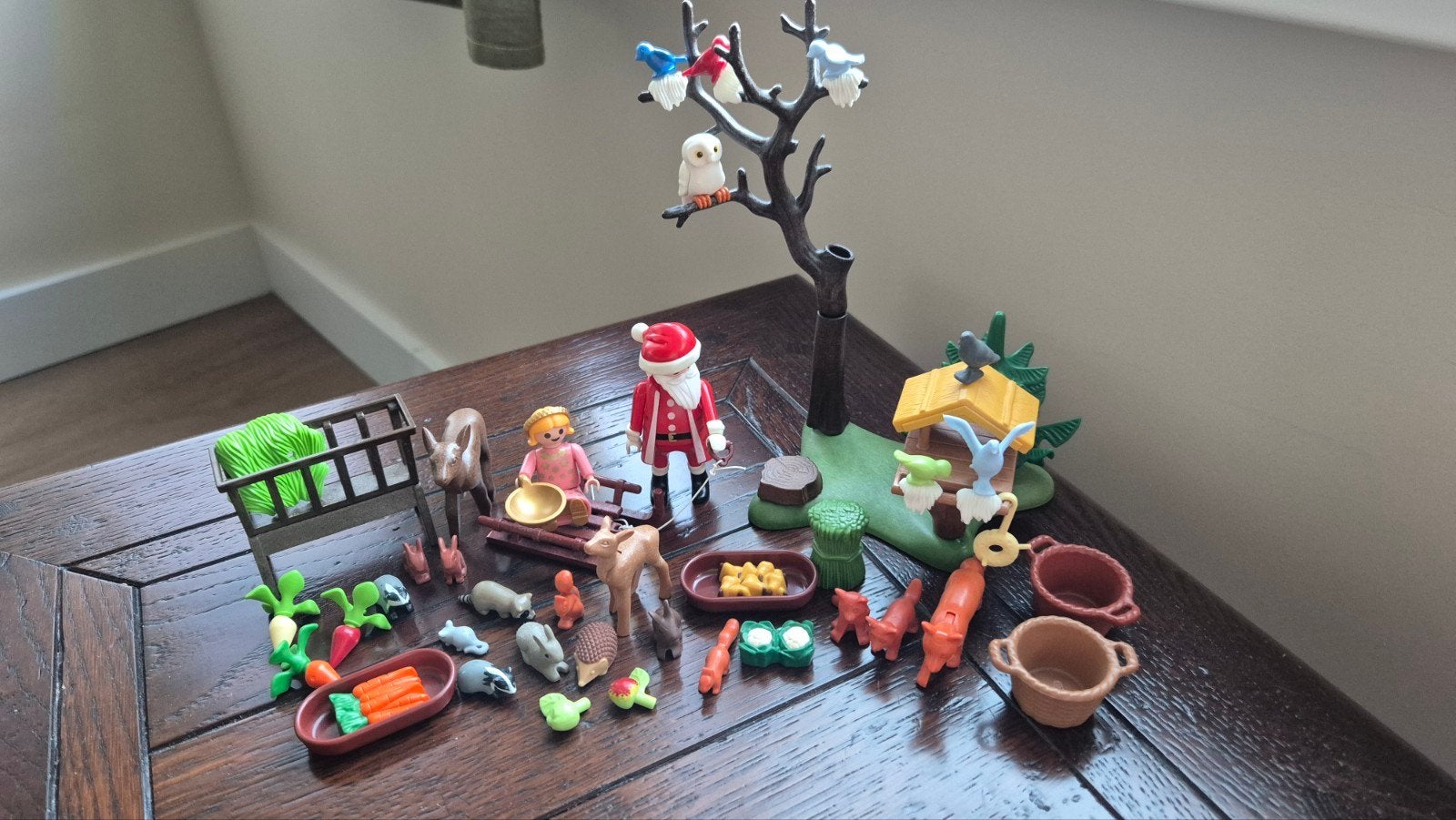 Playmobil winter wereld, Ophalen