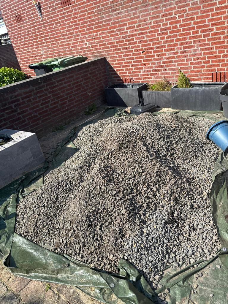 Kiezels uit voortuin - Gratis af te halen, Tuin en Terras, Grind, Keien en Split, Ophalen, Gebruikt