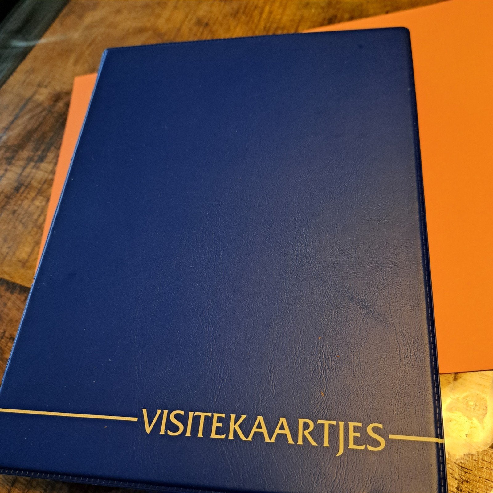 Visitekaartjesmap met alfabetische indeling, Ophalen of Verzenden, Nederland