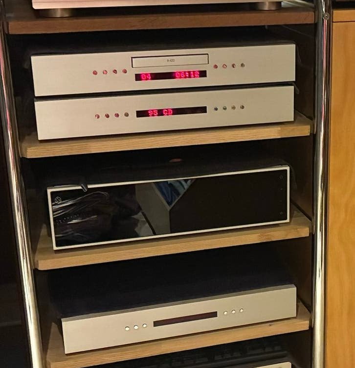 Densen audioset met versterker, tuner en CD speler, Losse componenten, Zo goed als nieuw, Cd-speler, Ophalen