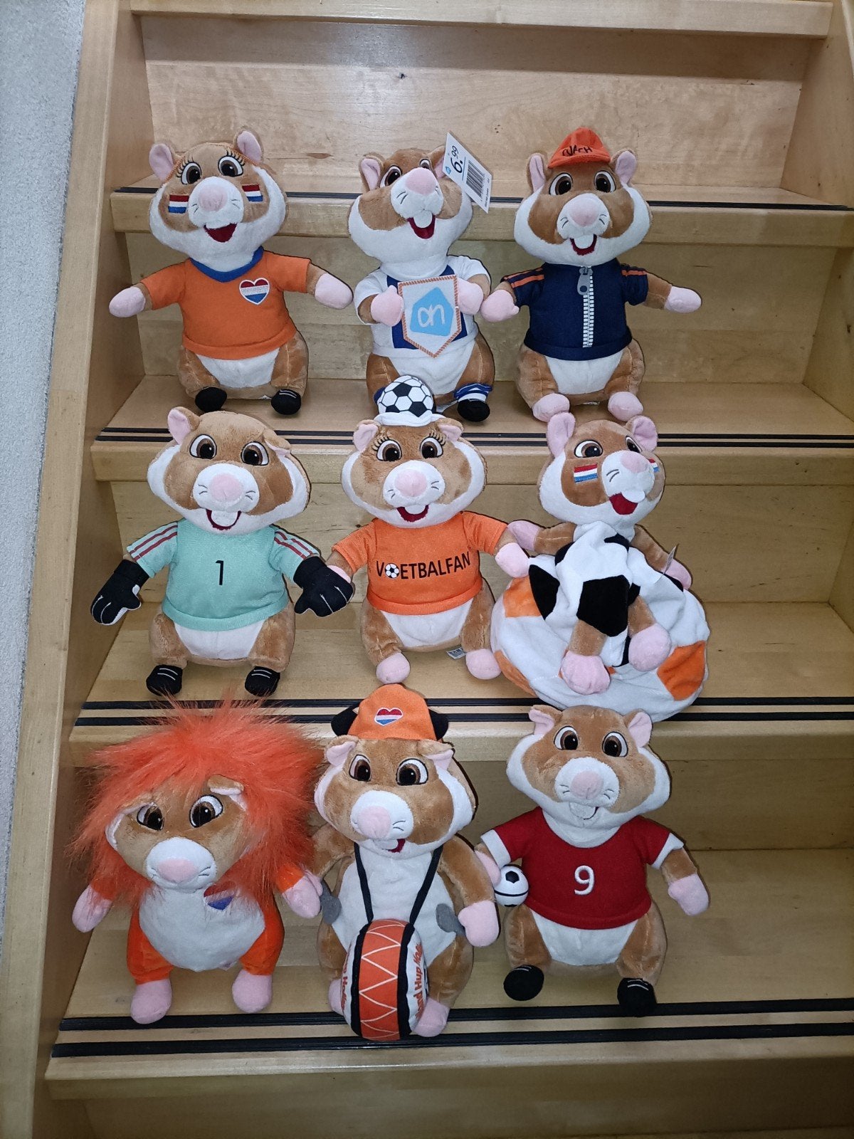 9 x ah hamster voetbal  hamsters, Ophalen of Verzenden, Zo goed als nieuw, Overige typen