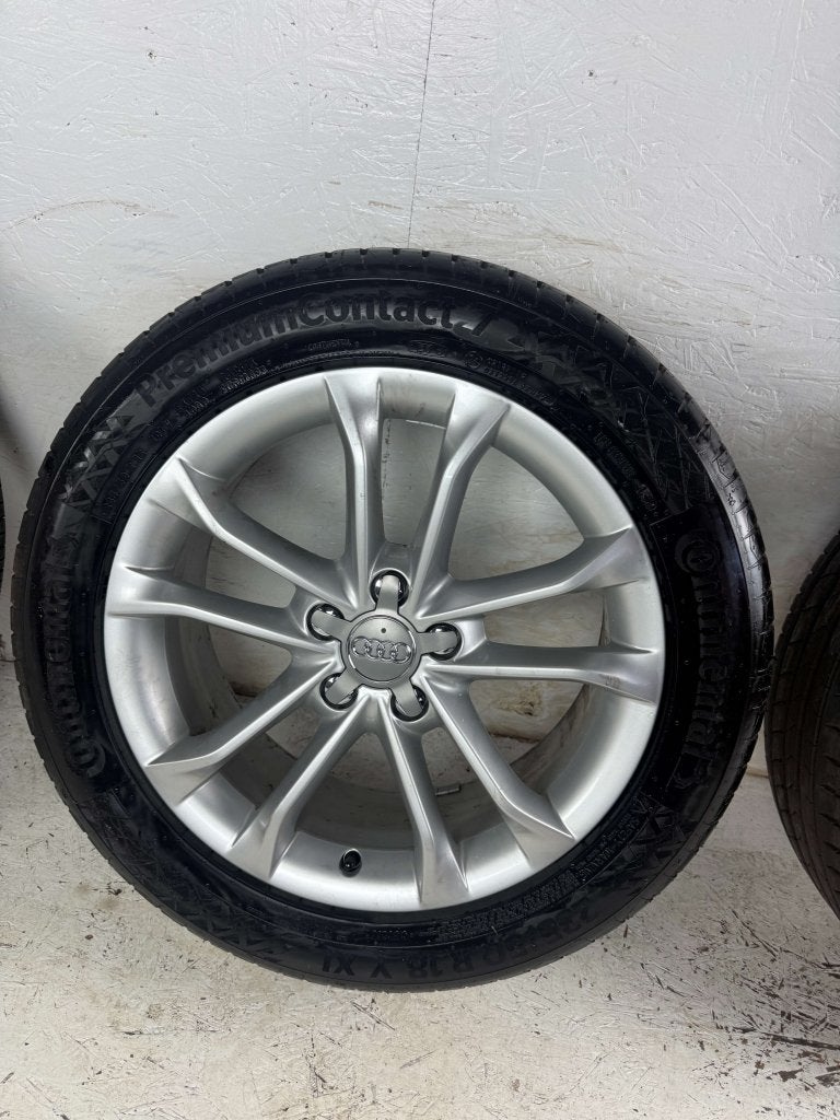 Originele Audi Q3 A3  Q2 velgen 18" 5x112 zomerset 7mm, Auto-onderdelen, Banden en Velgen, Niet ingevuld, 18 inch, Gebruikt, Banden en Velgen