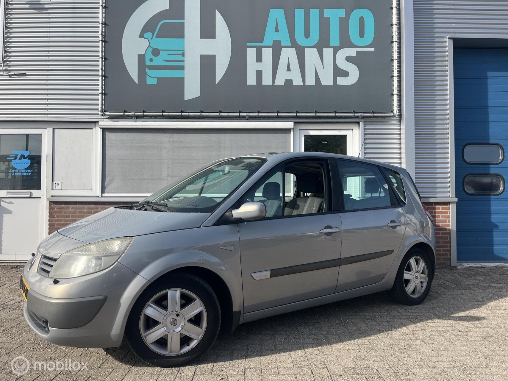 Renault Scenic 1.6-16V Tech Line | trekhaak, Auto's, 1345 kg, Gebruikt, 4 cilinders, Beige
