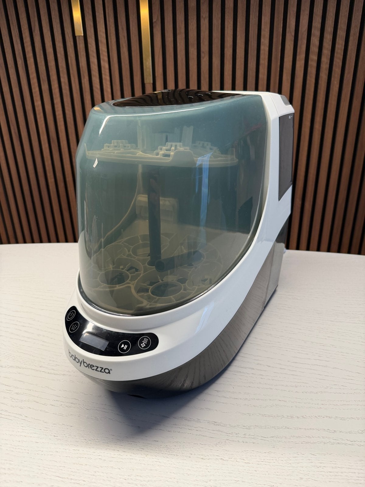 Baby Brezza Flessenwasser Pro - Wit, Kinderen en Baby's, Babyvoeding en Toebehoren, Nieuw, Flessenmaker, Baby Brezza, Ophalen