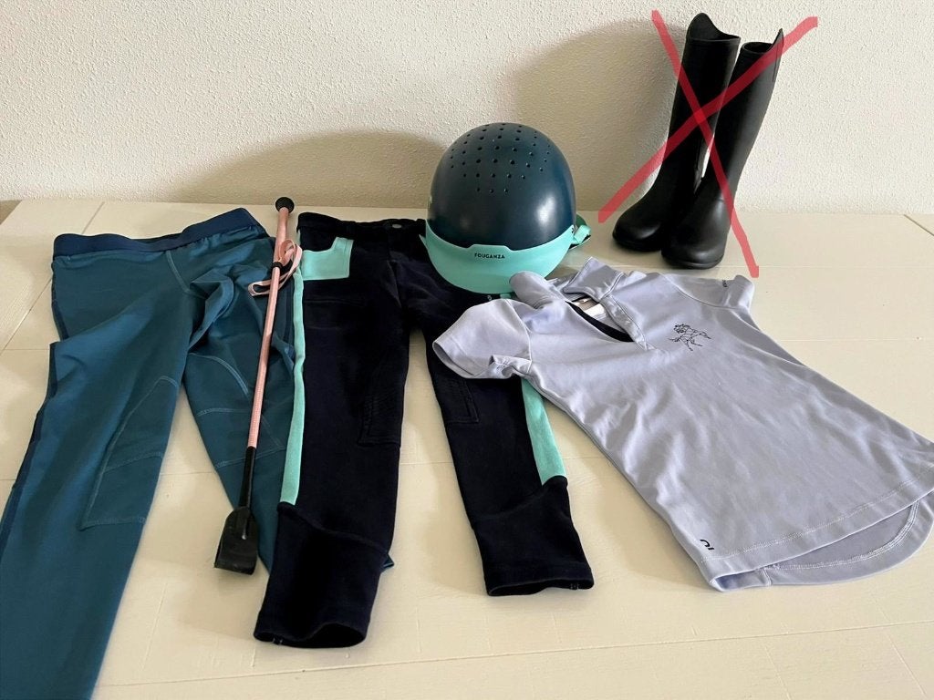 paardrijspullen kind, Dieren en Toebehoren, Paardrijkleding, Kinderen, Dressuur, Overige typen, Ophalen of Verzenden