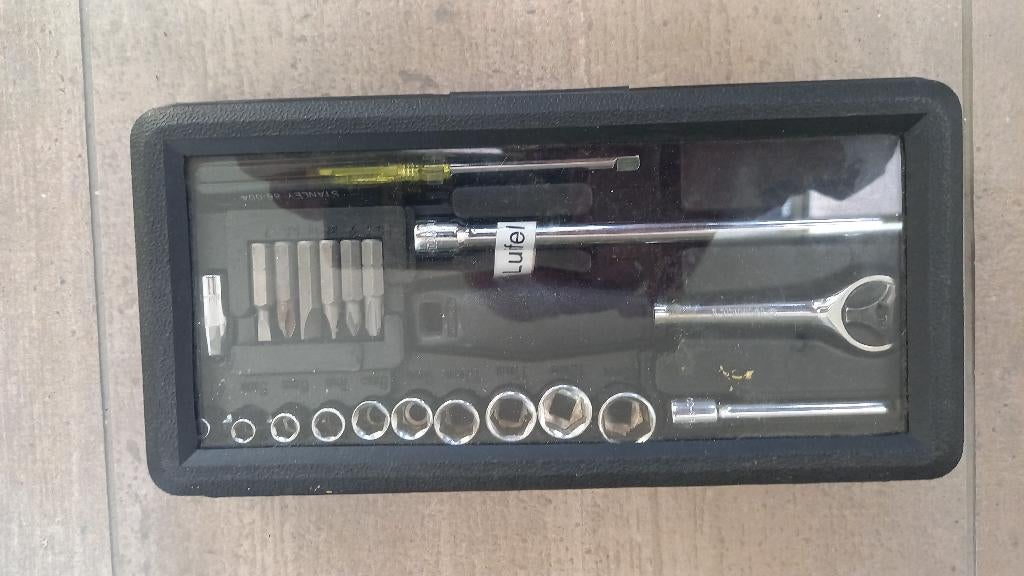 Dopsleutelset, Doe-het-zelf en Verbouw, Gereedschap | Handgereedschap, Ophalen of Verzenden, Gebruikt
