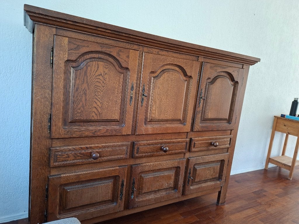 Kast, Huis en Inrichting, Kasten | Dressoirs, Ophalen, Gebruikt, Kringloop, Eikenhout