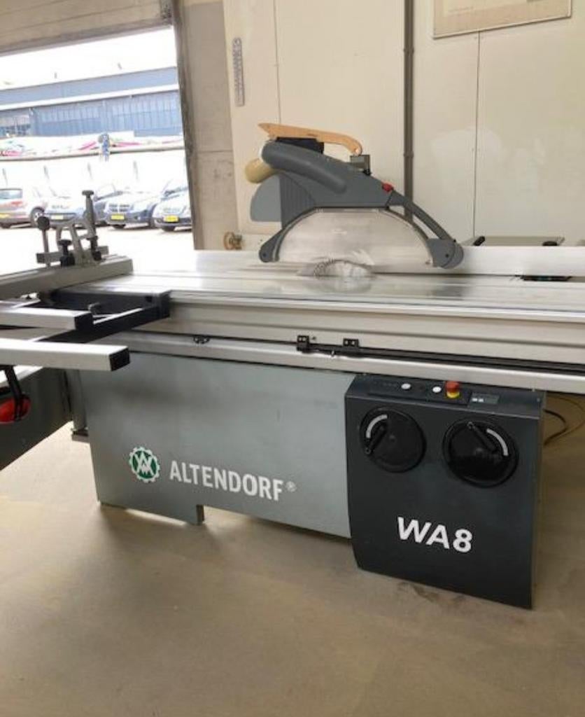 Altendorf Formaatzaag roltafel 320, Doe-het-zelf en Verbouw, Gereedschap | Zaagmachines, Ophalen, Gebruikt, Altendorf, 70 mm of meer
