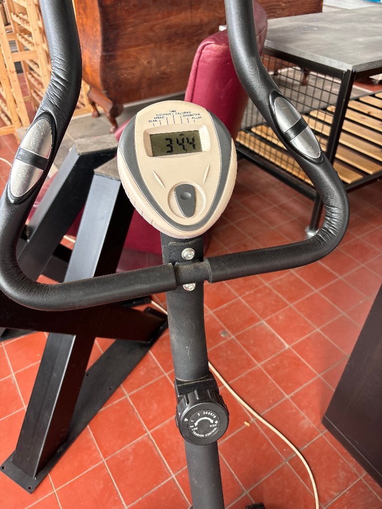 Hometrainer fitnessfiets cardiofiets met display  CS26934, Ophalen, Overige materialen, Gebruikt, Benen
