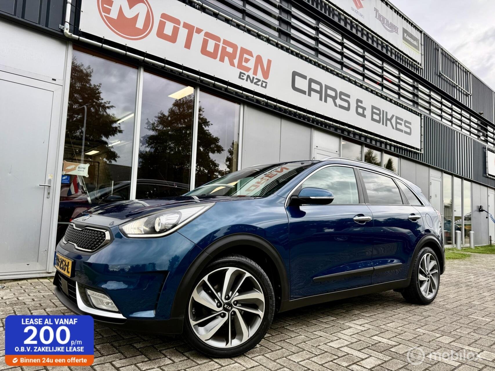 Kia Niro 1.6 GDi Hybrid ExecutiveLine LET OP! FULL 1e eig, Gebruikt, Blauw, 23 km/l, Hybride Elektrisch/Benzine