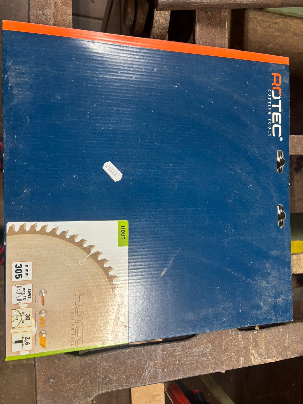 Rotec zaagblad ø305x2,6x30mm Z=60 WZ neg 15, Ophalen, Cirkelzaag, 70 mm of meer, Zo goed als nieuw