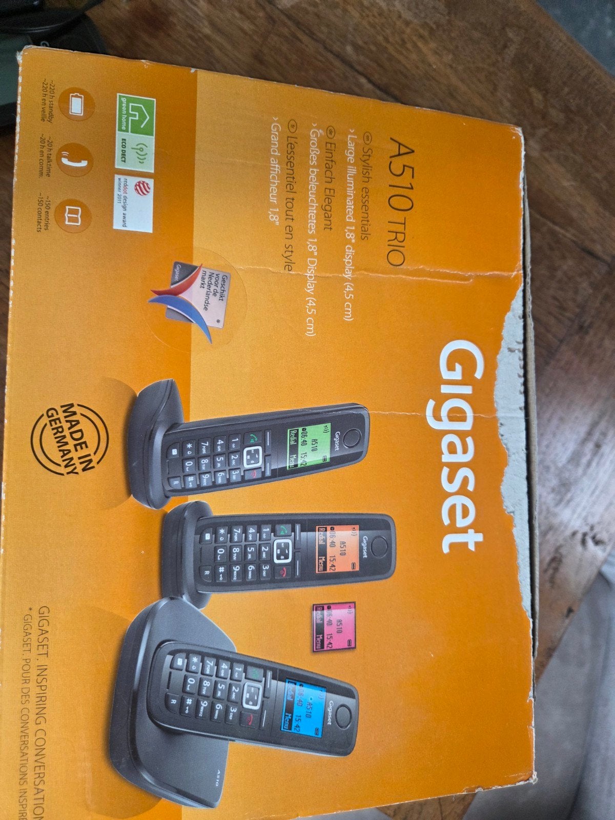 Gigaset A510 Trio draadloze telefoons met basisstation, Telecommunicatie, Vaste telefoons | Handsets en Draadloos, Ophalen of Verzenden