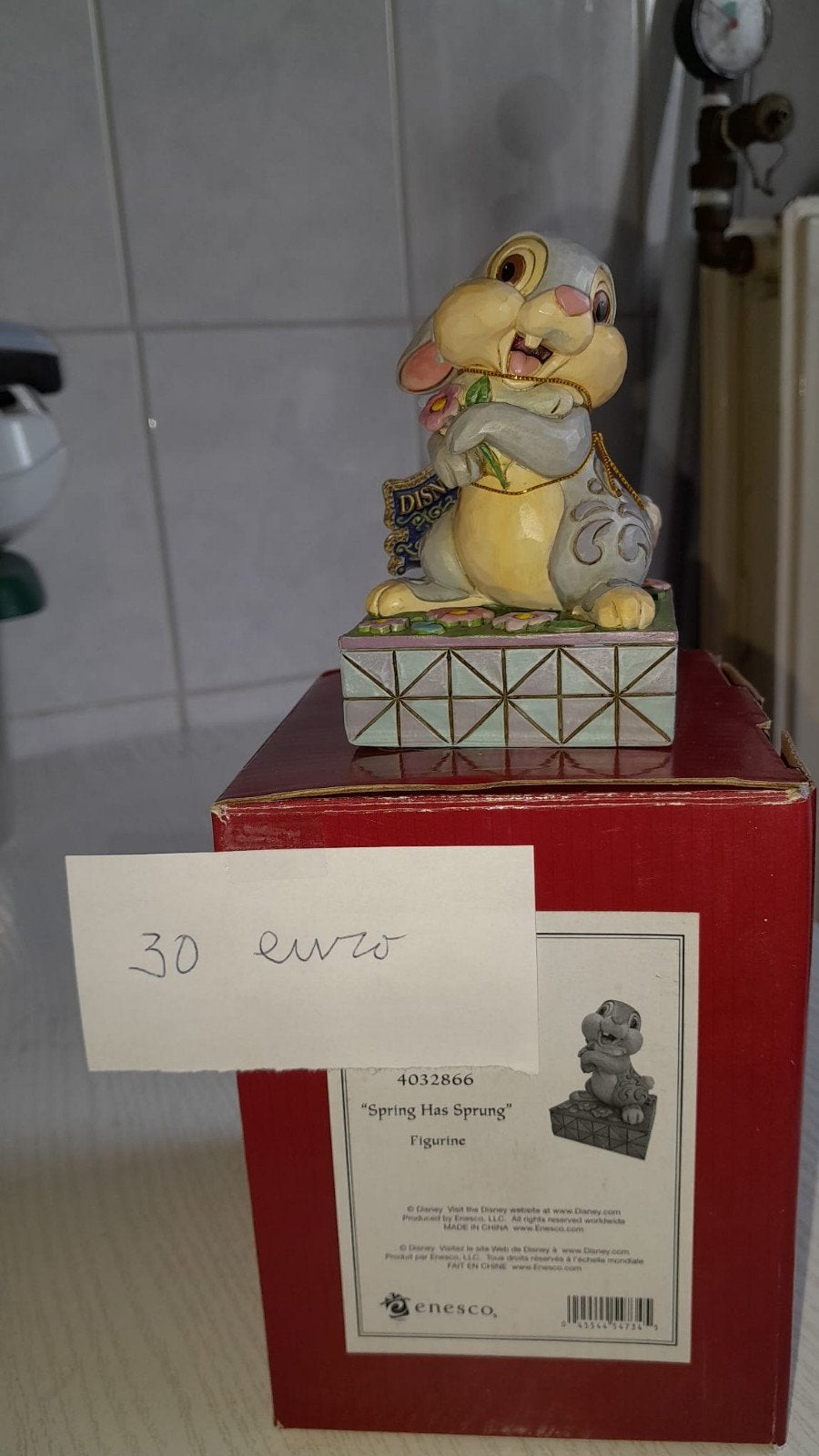 Disney Enesco Stampertje "Spring Has Sprung" Figurine, Verzamelen, Disney, Ophalen, Zo goed als nieuw