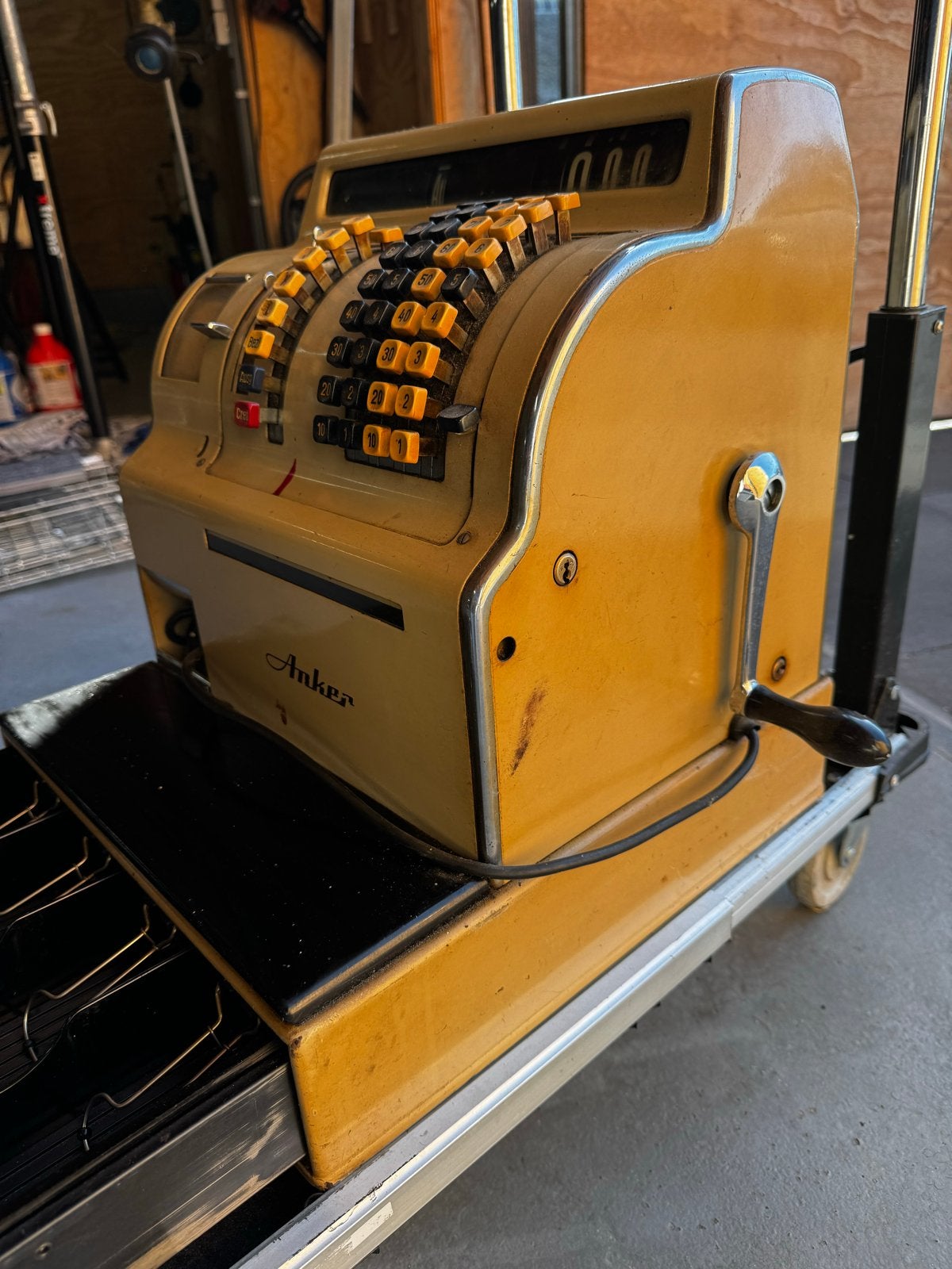 Vintage Anker Kassa - Decoratief Stuk, Ophalen