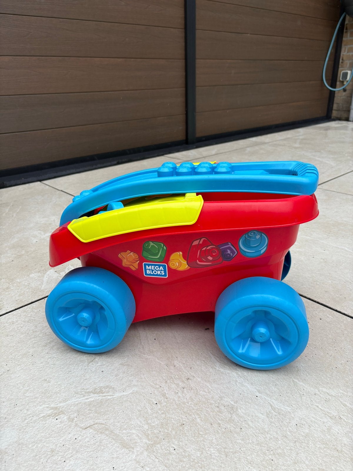 Mega Bloks Blokkenverzamelwagen, Ophalen, Gebruikt, Megabloks