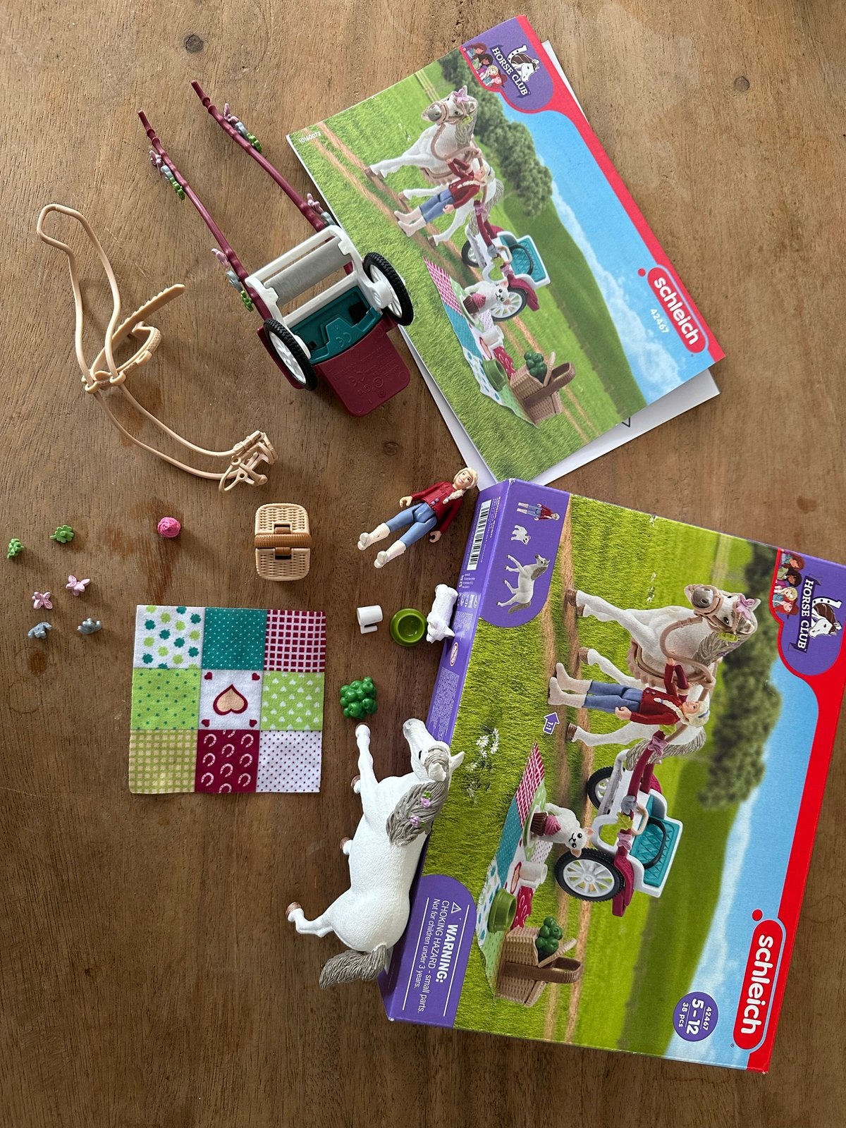 Schleich HORSE CLUB Koets voor paardenshow 42467, Ophalen of Verzenden, Gebruikt