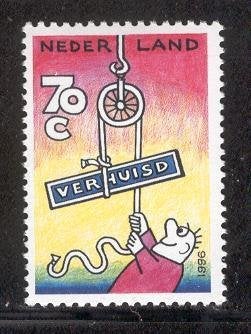 2726 - Nederland nvph 1672 postfris , Verhuispostzegel, Postzegels en Munten, Verzenden, Na 1940, Postfris